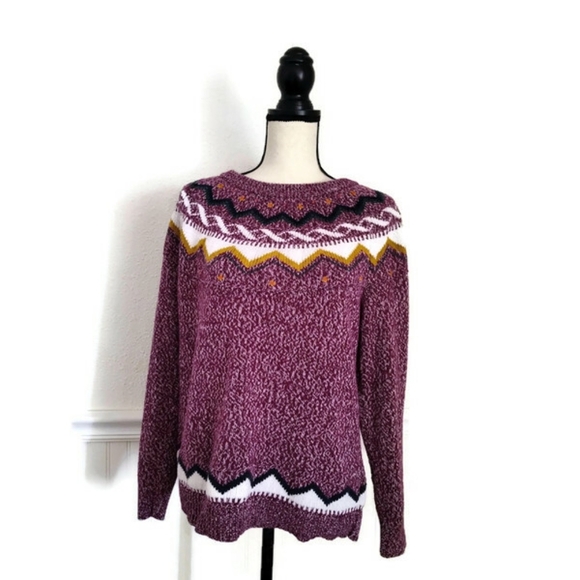 Old Navy Pullover Purple Sweater Size Size XL - Picture 3 of 6